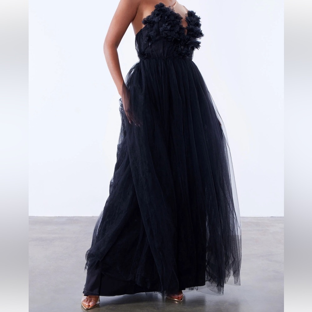 Dahlia Tulle Gown - Black